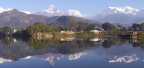 Fewa Lake and Mt. Fistail